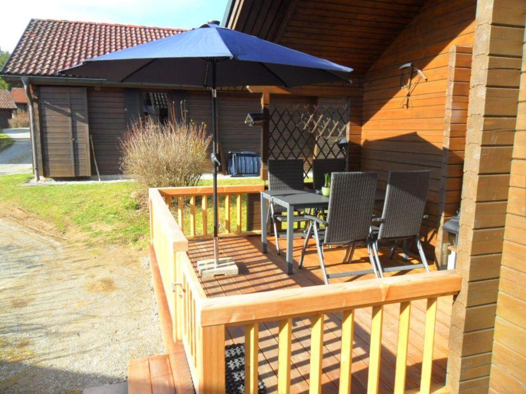 Komfortables-Ferienblockhaus-Nr-27-56-Qm-Bis-4-Personen-Viechtach-Jaegerpark Bagian luar foto